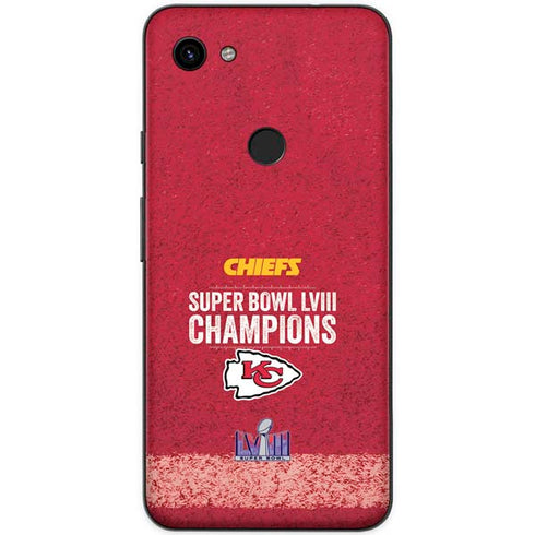NFL Chiefs Super Bowl LVIII Champions Google Pixel 3a XL Skin